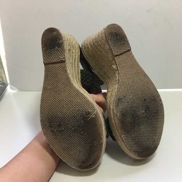 Steve Madden Brown wedge sandals size 7 1/2 - Picture 6 of 6